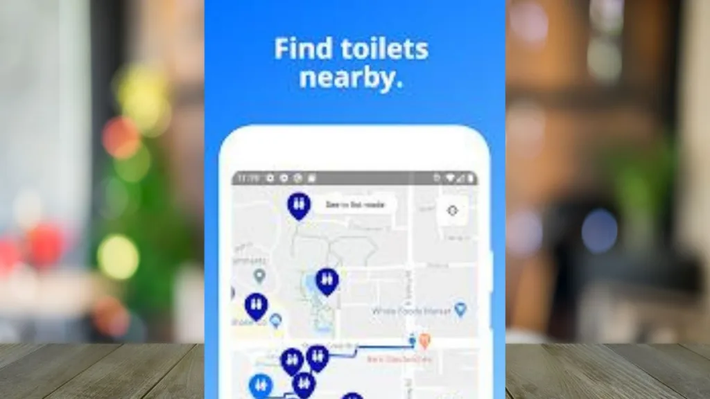 ToiletFinder App to find public restroom near me